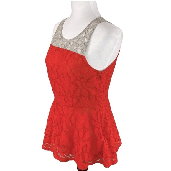 Anthropologie Moulinette Soeurs Lace Peplum Blouse - Picture 3 of 7